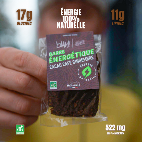 Apports barres energetiques bio bAAM! cafe